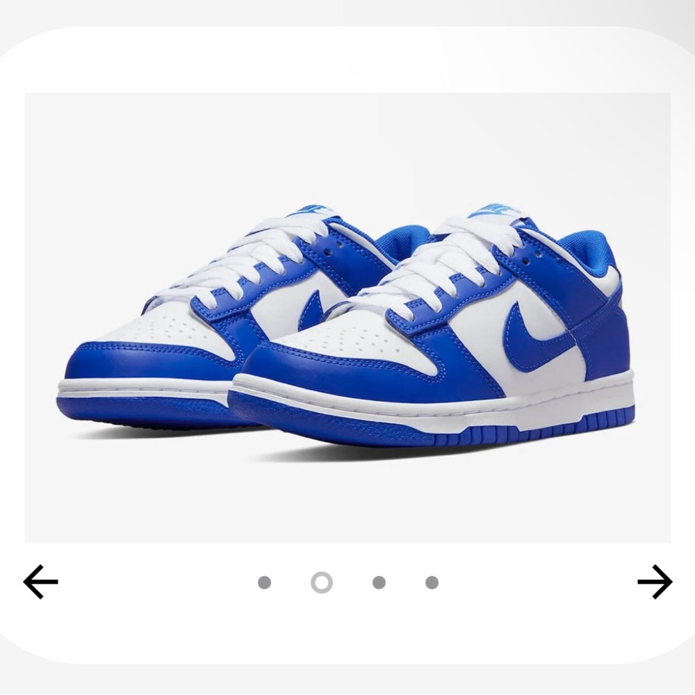 Racer Blue Nike Dunks in size 6Y / 7.5W
